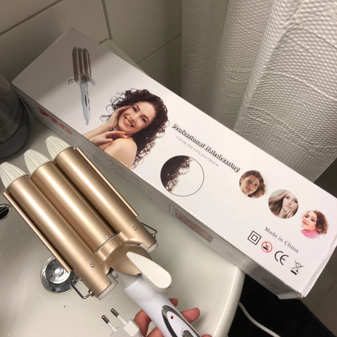 Locktång med 3 stavar