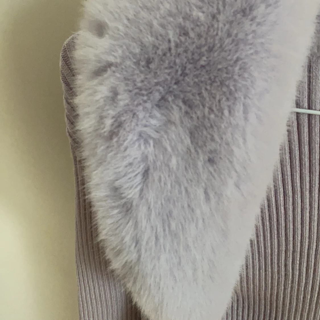 Purple Cardigan with fur  - 91