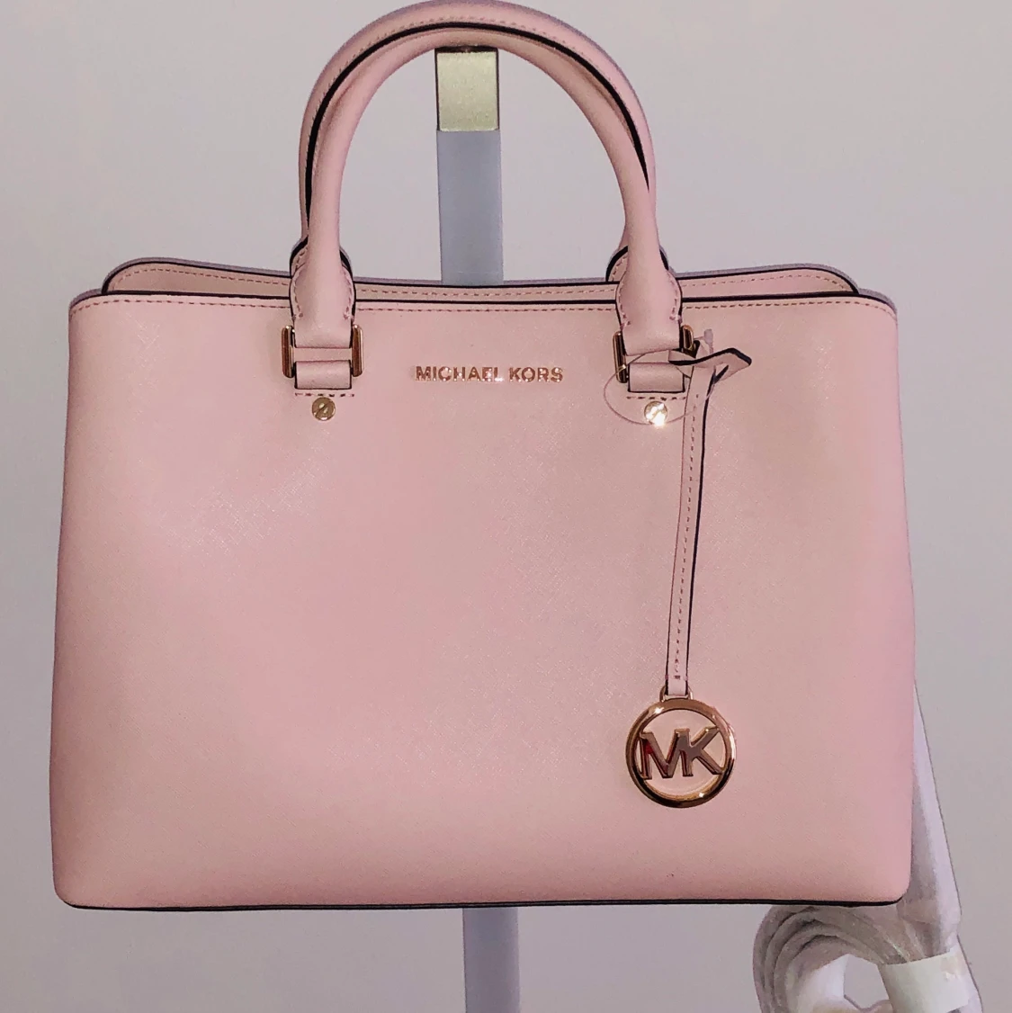 Ny Michael Kors Handväska Rosa Saffiano