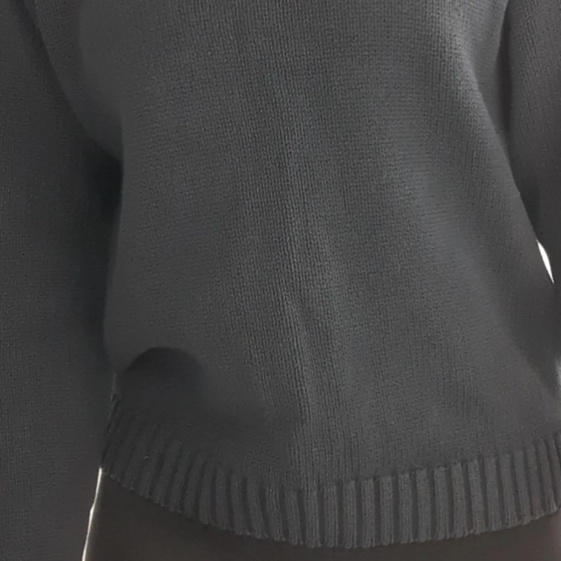 Blå Stickad tröja  - 91