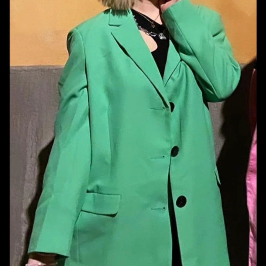 Klargrön oversized kavaj - 91