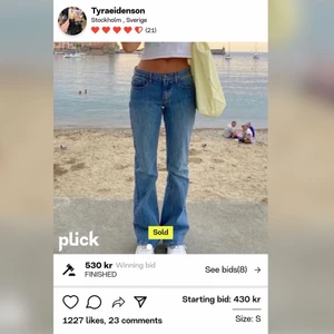 Brandy Melville jeans  - Lägger upp igen pga av oseriösa köpare. Superfina jeans från brandy Melville innerbenslängd: 81 cm midjemått ca 39 cm