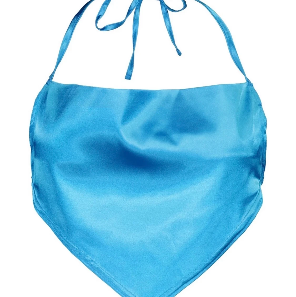 Satin topp med öppen rygg - 90