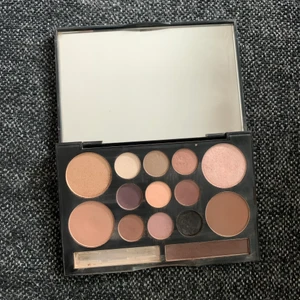 Palett från Nyx - En av färgerna är slut men annars finns det massor med färger kvar.