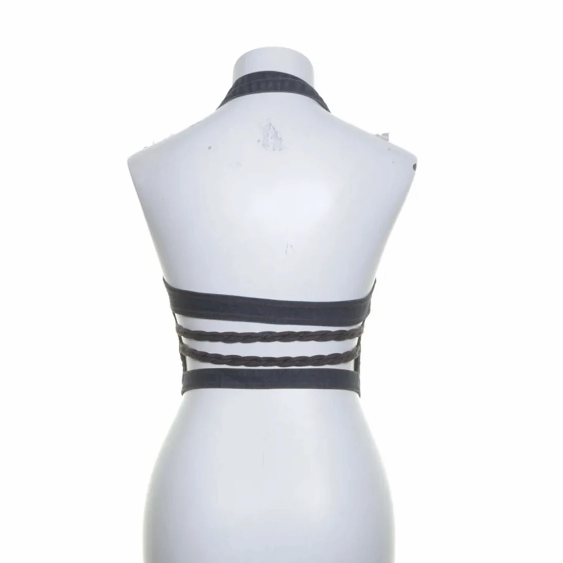 Halterneck jeanstopp - 90