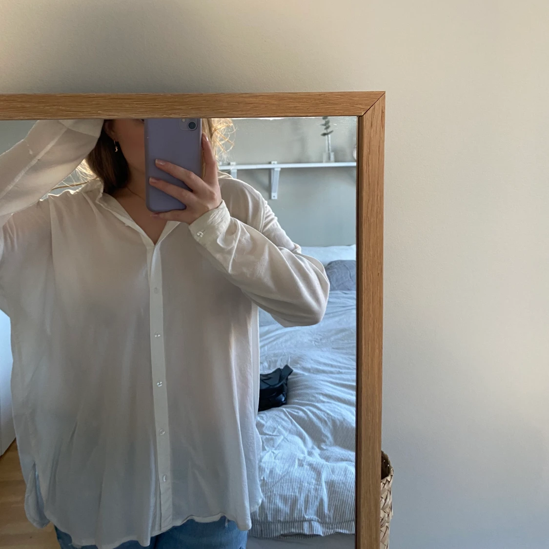 Luftig lite större skjorta - 91