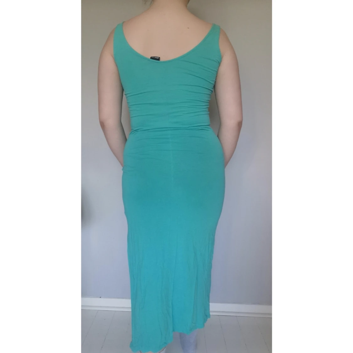 Long turquoise dress - 91