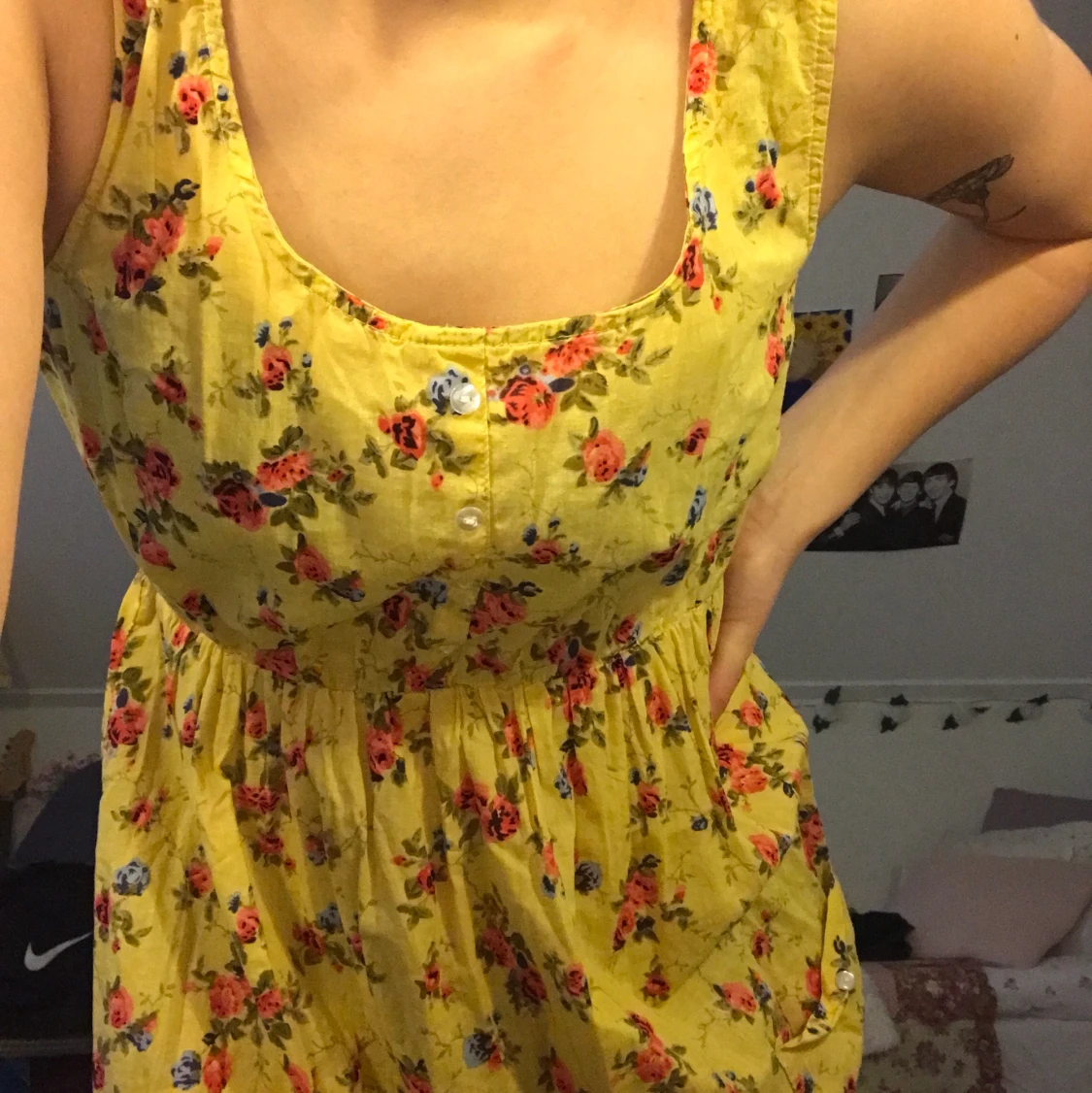 blommig sommarklänning  - 91