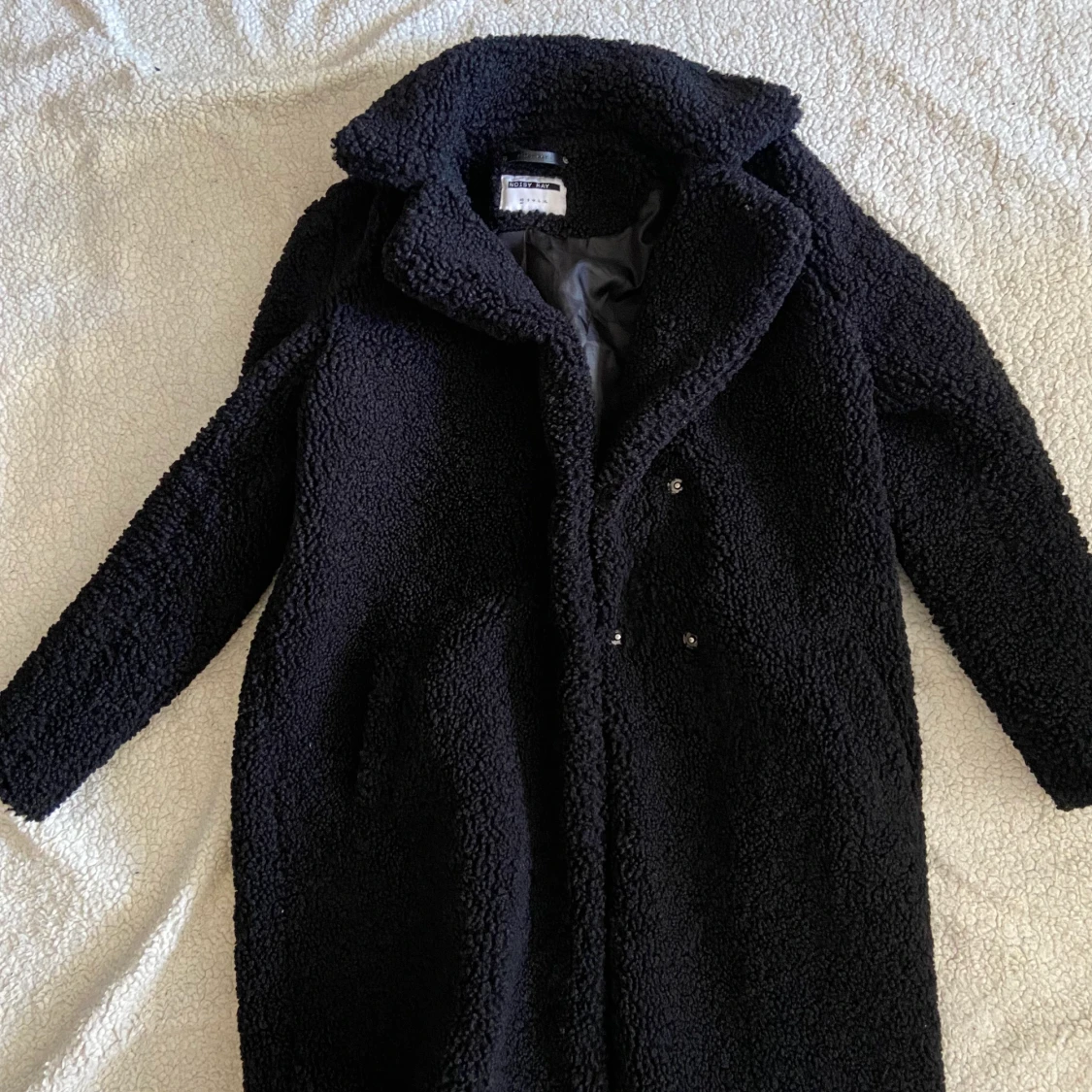 Lång Teddy kappa - 90