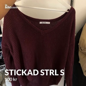 Stickad tröja från nakd - Kan även passa M