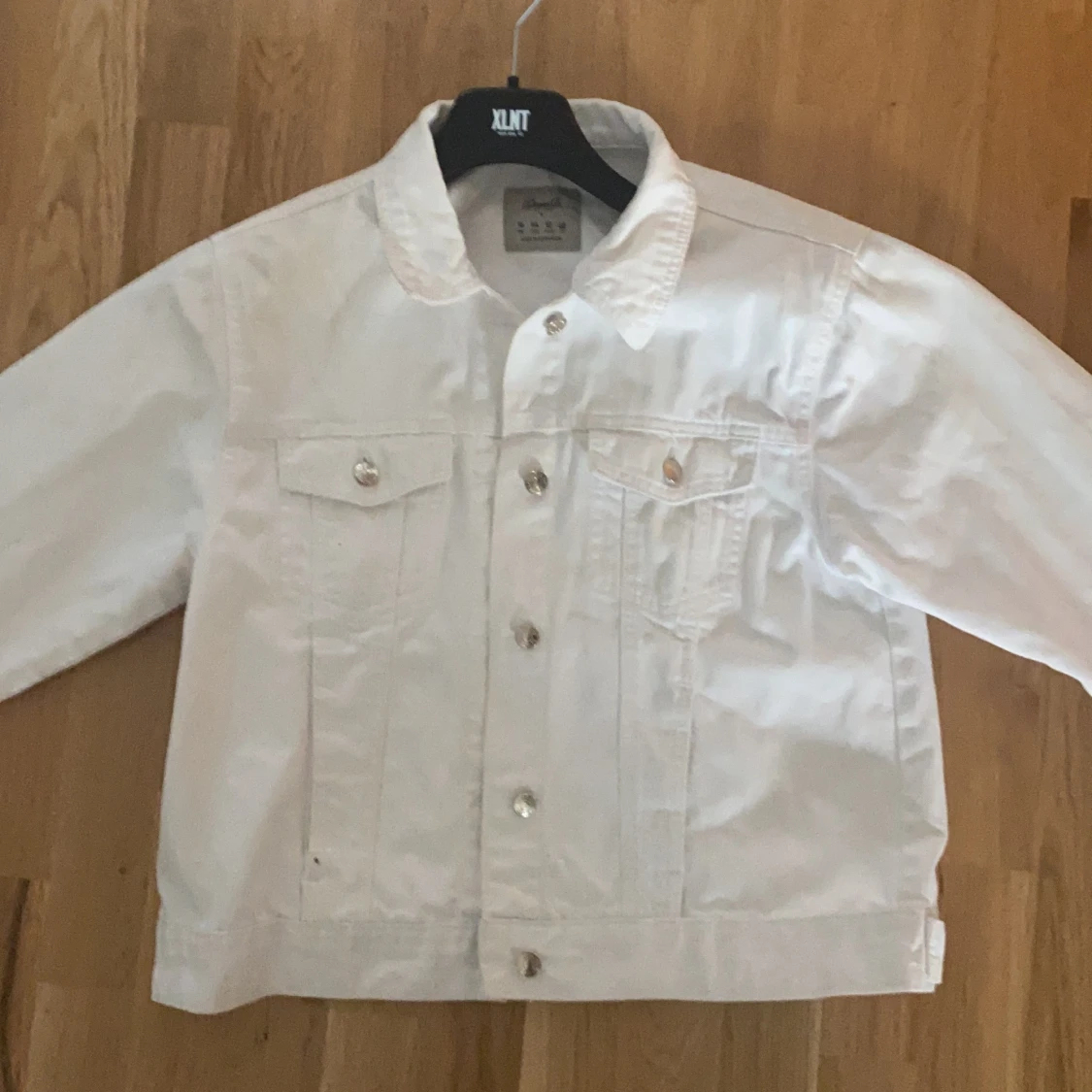 Vit jeansjacka