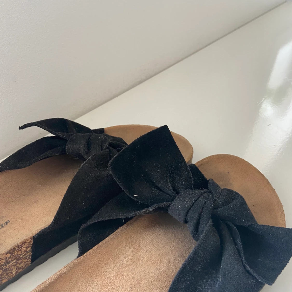 Svarta Bello Star Sandaler Med Rosett