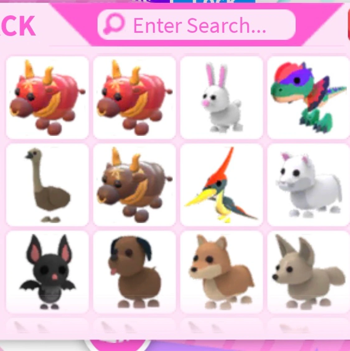 Säljer alla dessa djur försig.