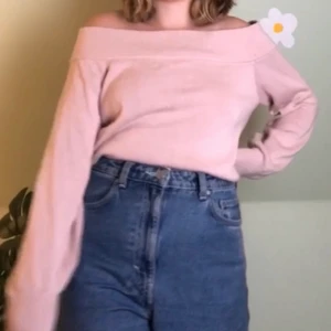 St M off shoulder - Rosa off shoulders tröja st M