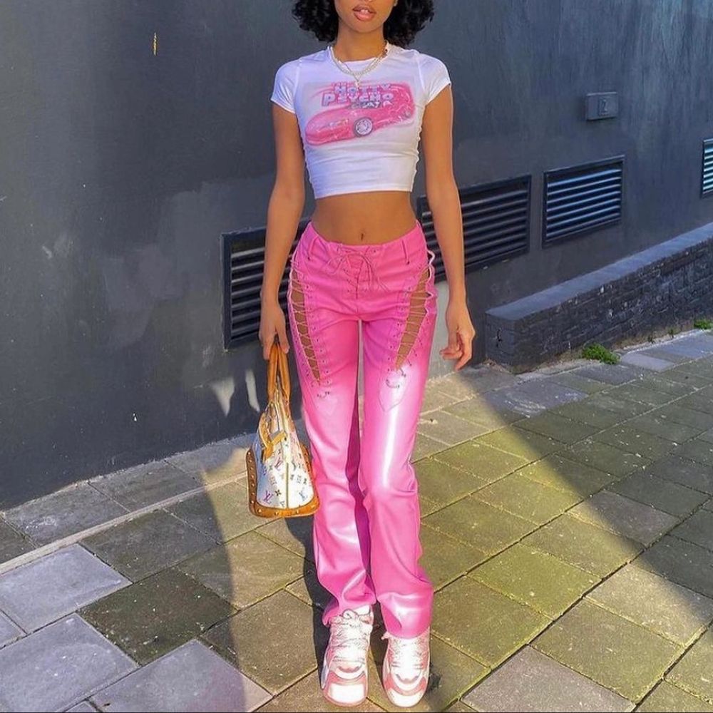 gia XENIA pant pink | Plick Second Hand