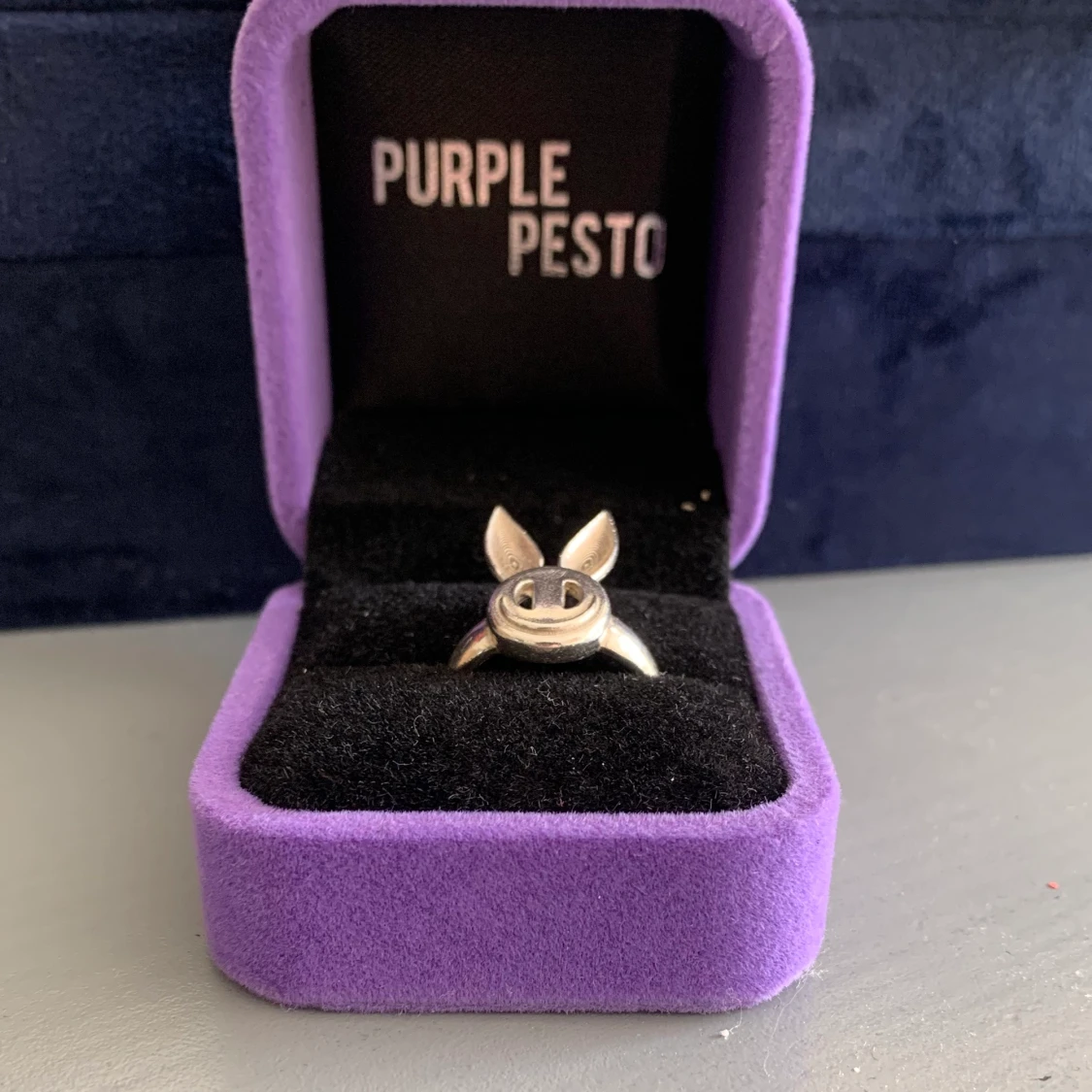 Purple pesto ring - 90