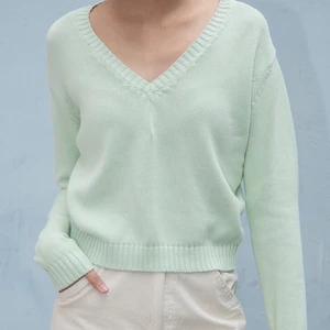 Grön stickad tröja - Brandy melville stickad tröja 