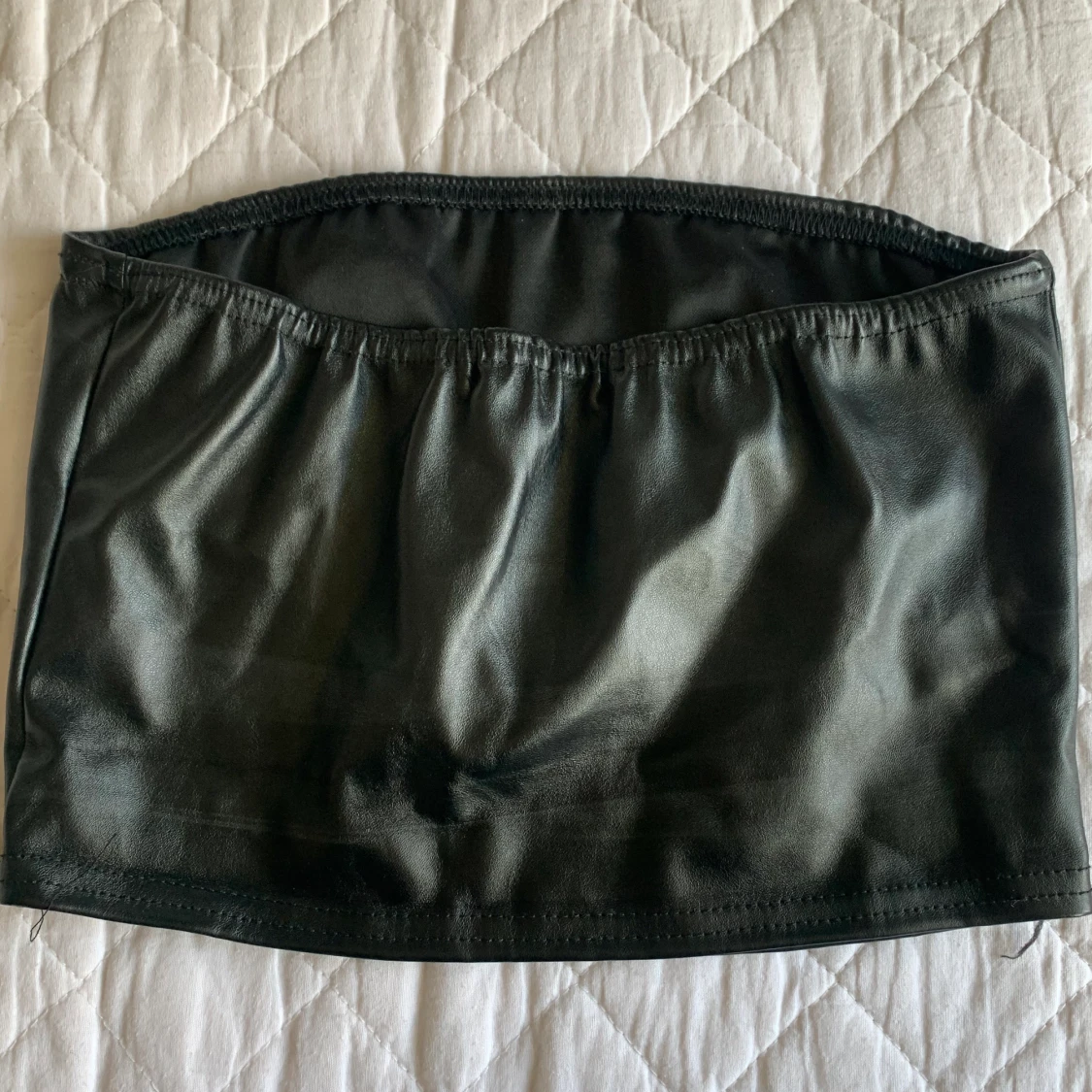 Tubtop fake läder - 90