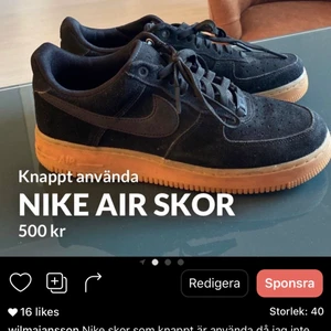 Nike skor - Använda Max 3ggr!