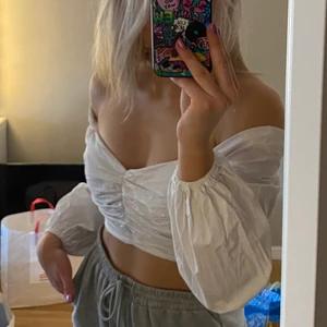 topp - topp från NAKD stl 36, väldigt bra skick då jag använt denna 2-3 gånger, köpt för ca 350 kr [kan ha off shoulder eller vikas upp]