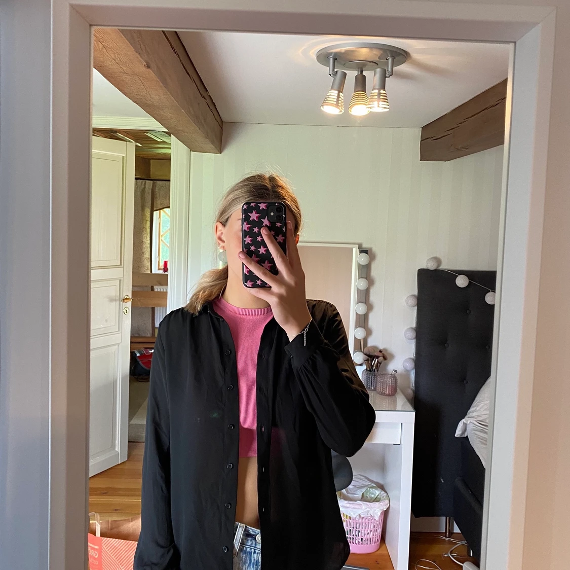 svart skjorta från hm - 91