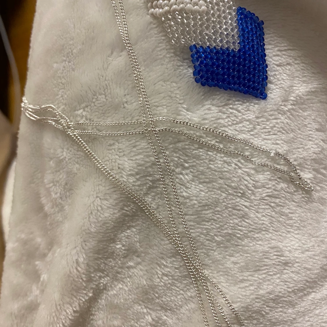 Vacker handgjord halsband - 91