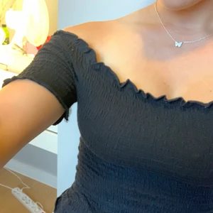 Off-shoulder Topp - Svart topp från HM❤️ storlek S 50kr+frakt