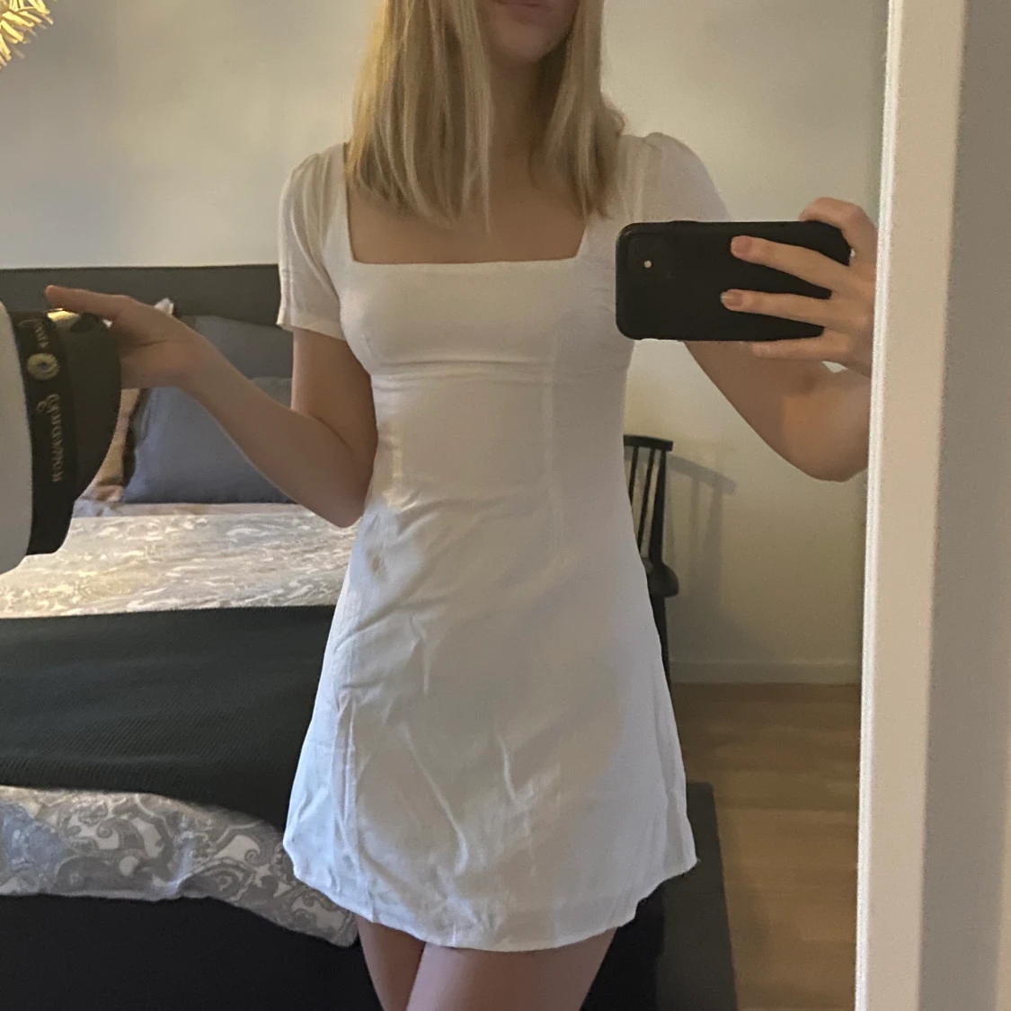 Vit klänning🤍🤍🌈 - 90