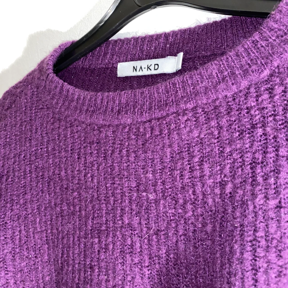 Croppad tröja med vidga ärmar - 90