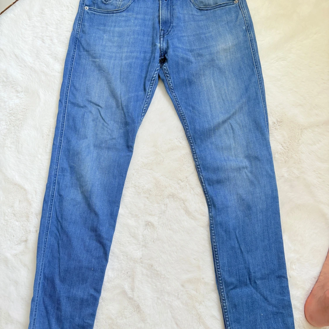 Replay blå jeans straight fit - 1