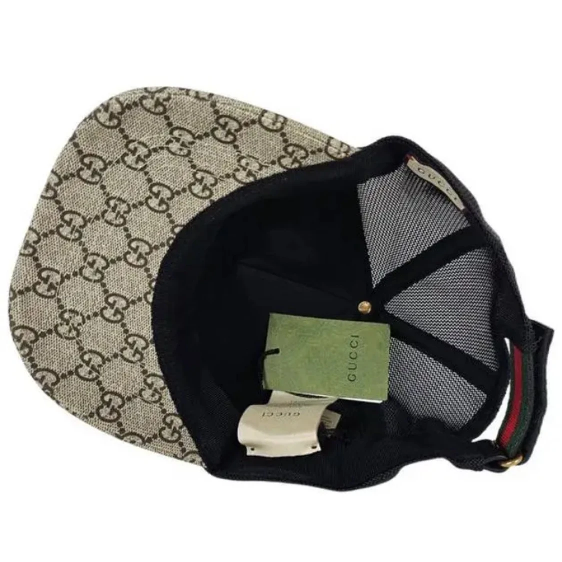 Gucci keps med tigerbrodyr och GG-mönster - 3