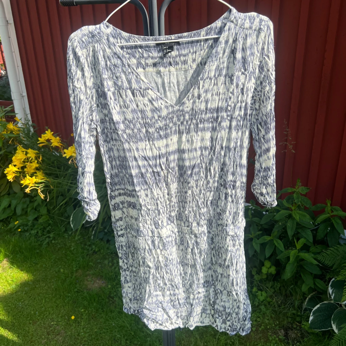 Mönstrad klänning från H&M