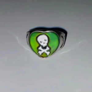 Grön dödskalle ring - Ring