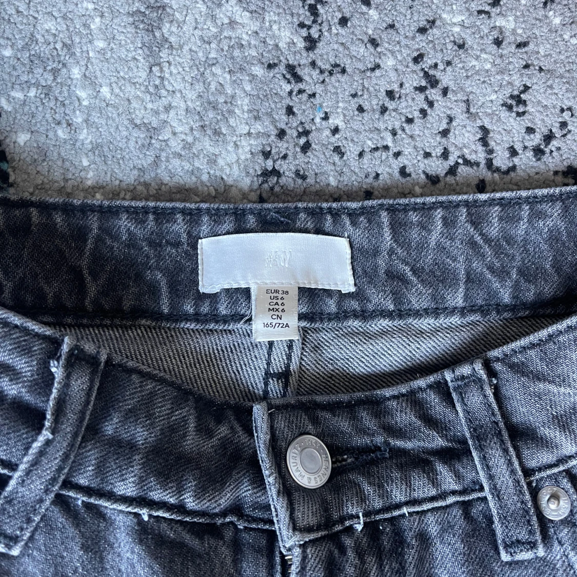 Gråa raka jeans - 2