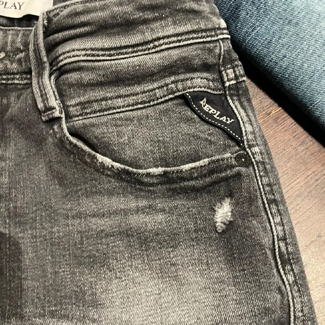 Replay grå jeans - 1