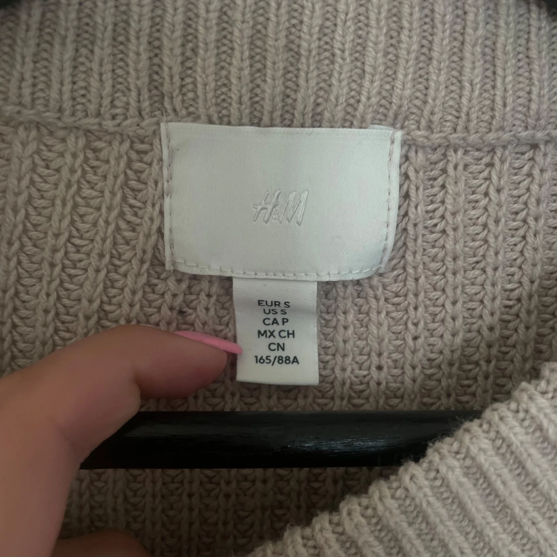 Beige stickad tröja från H&M - 2