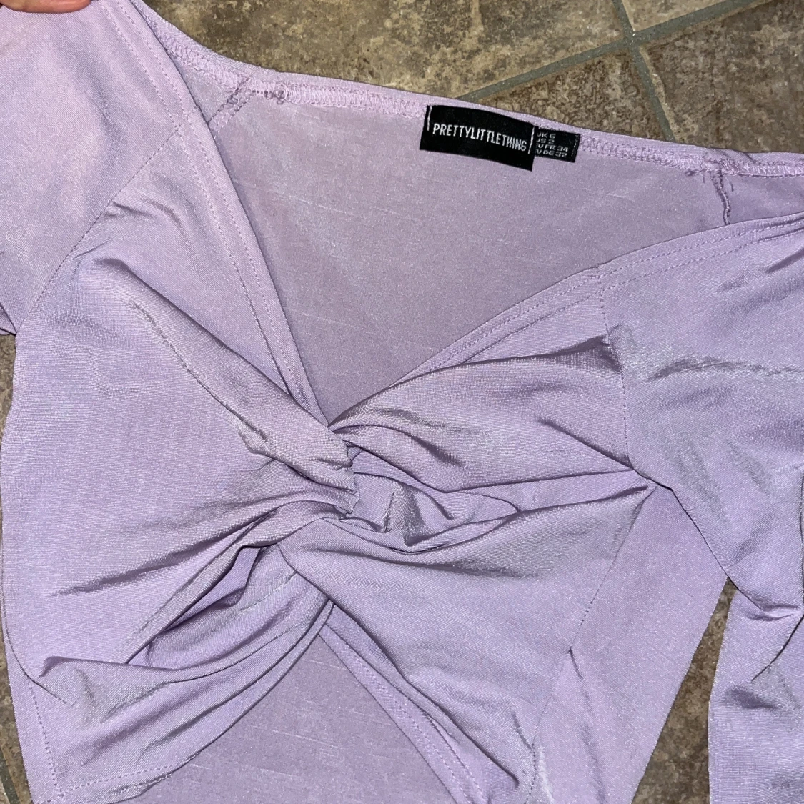 Ljuslila omlottopp PrettyLittleThing - 1