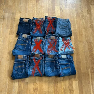 Nudie jeans - Alla gör 1650 vilket endast är 275 styck, perfekt för dig som vill börja din reselling resa. Skicka vid frågor😁👍