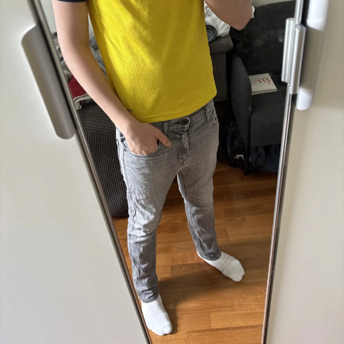 Grå jeans från Replay - 3