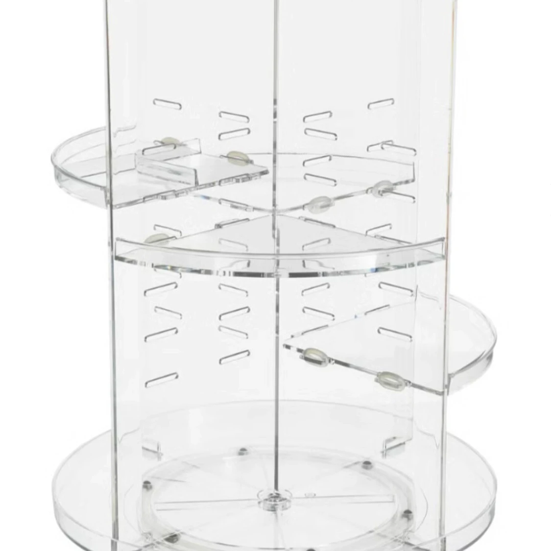 Roterande sminkorganizer i akryl