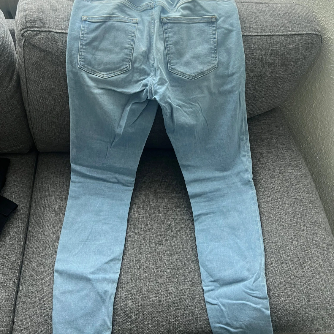 Ljusblå skinny jeans - 1