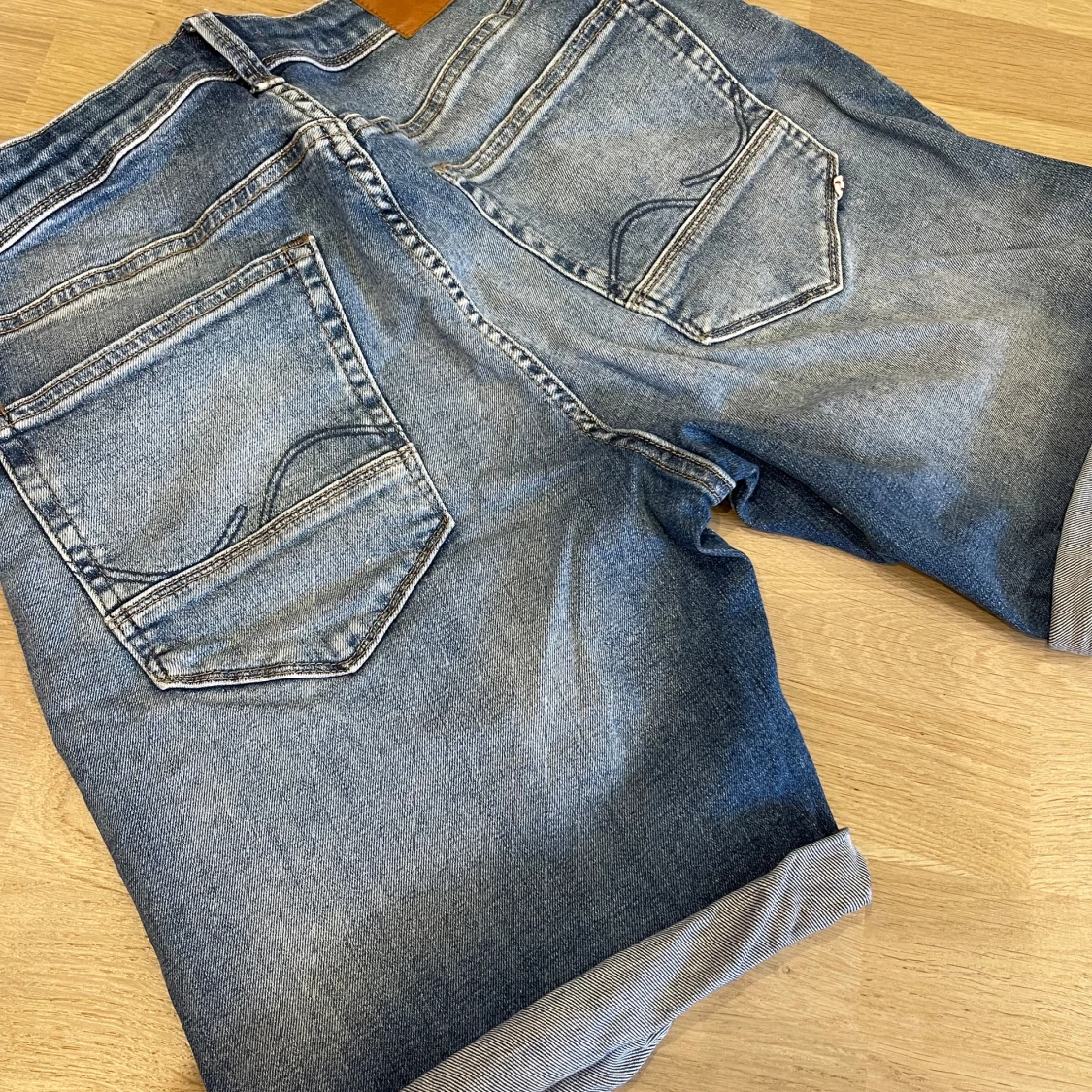 Blå jeansshorts från Jack & Jones - 2