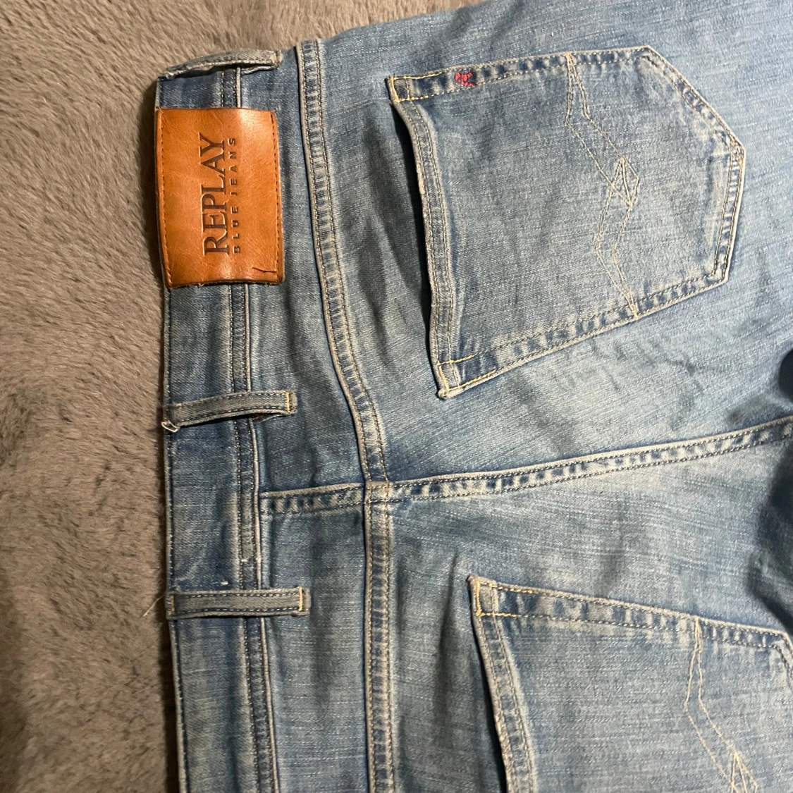 Replay Grover ljusblå straight jeans - 3