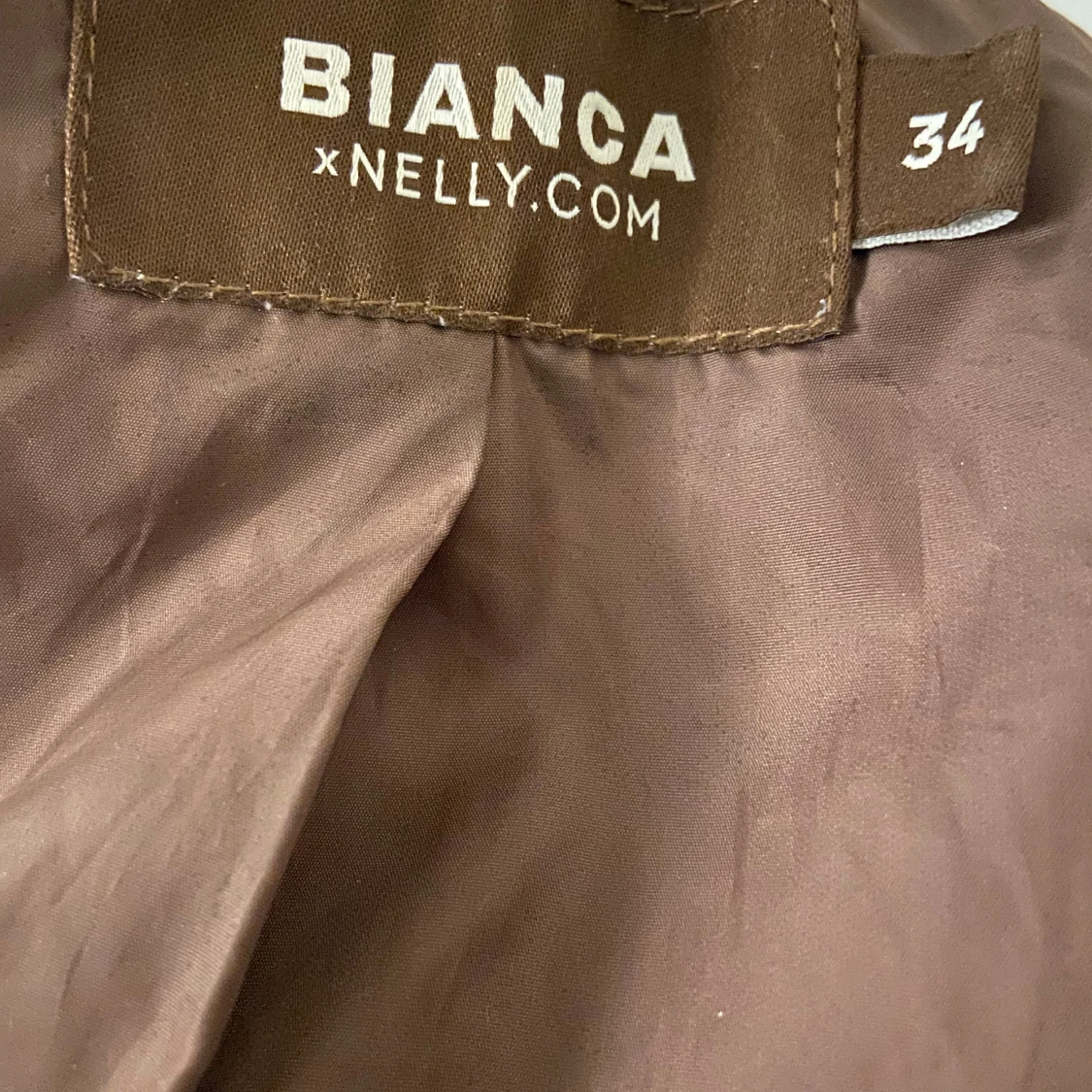 Brun skinnjacka från Bianca x Nelly - 2