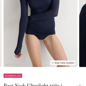 Intimissmi tröja - Oanvänd intimissmi tröja i mörkblå. Stl s. 