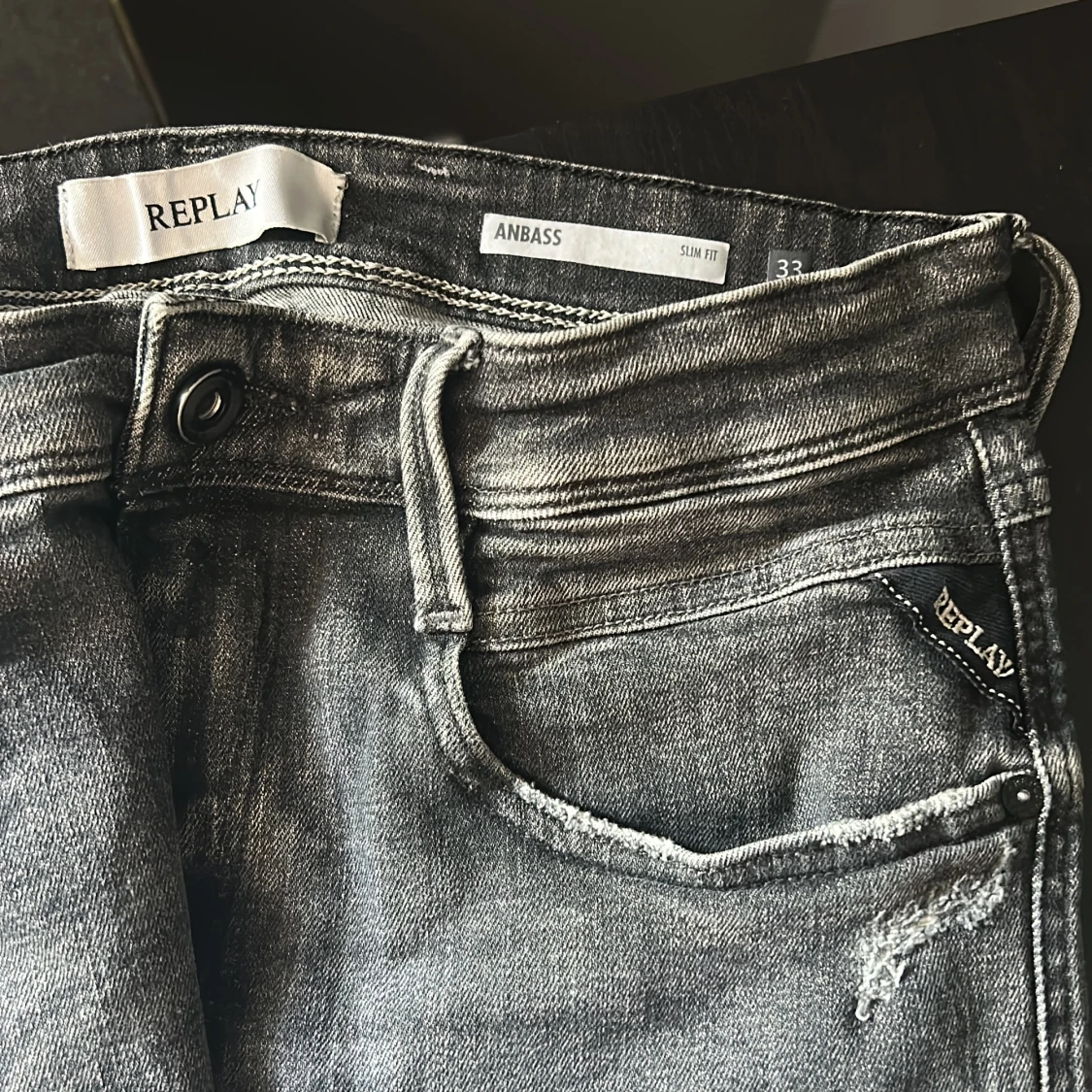 Replay Anbass svart/grå - 1