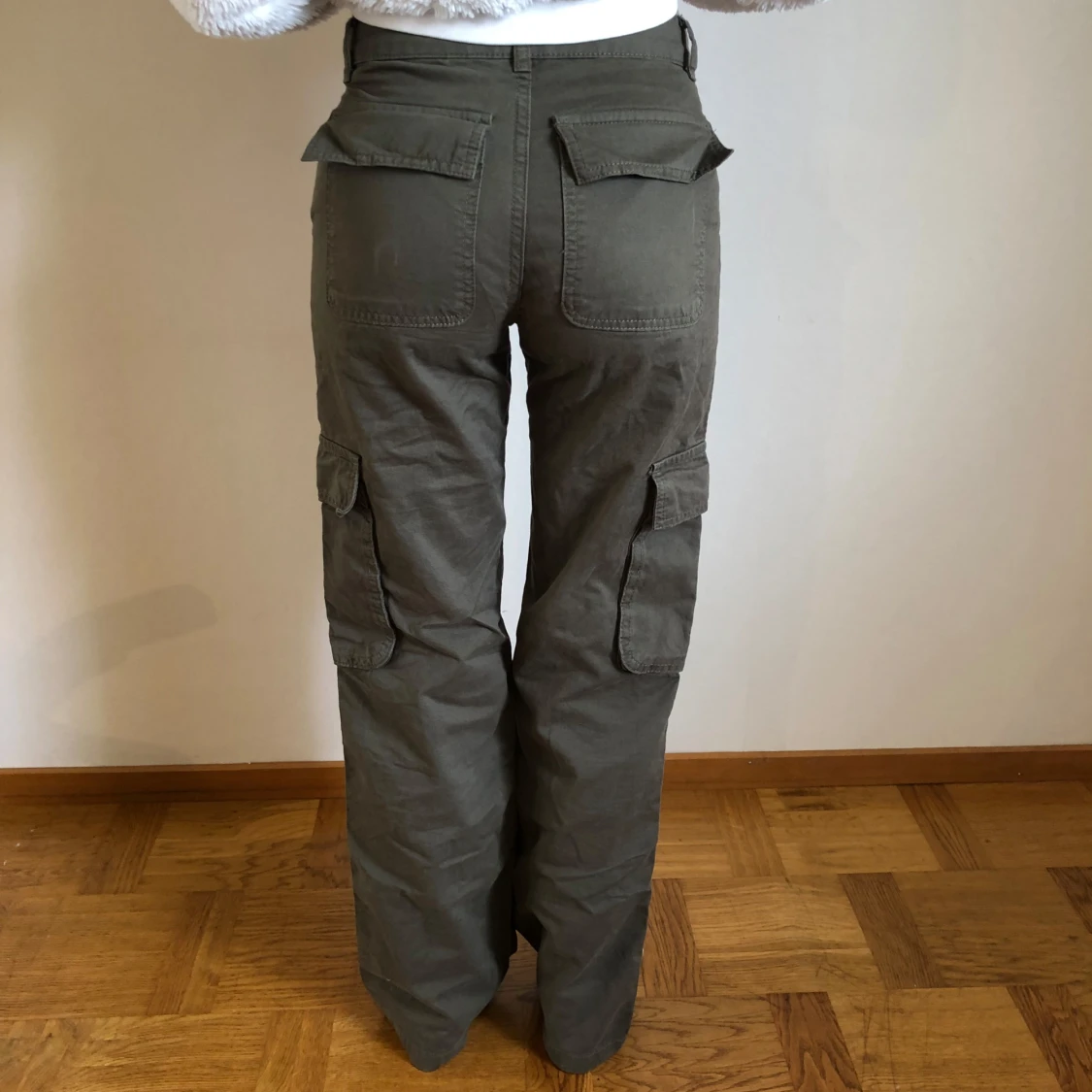 Gröna Cargo Jeans - 2