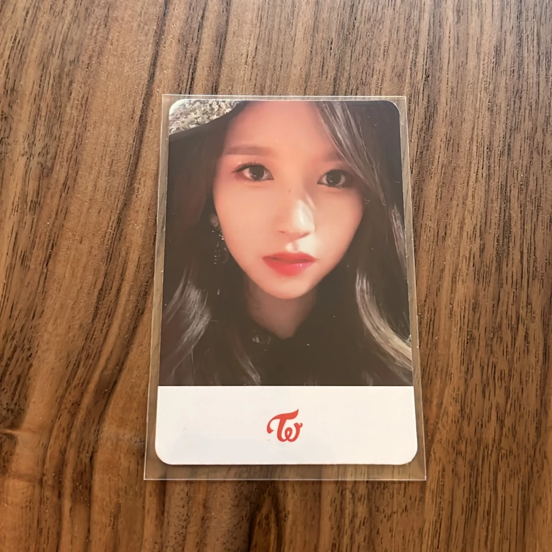 Mina från Twice photocard