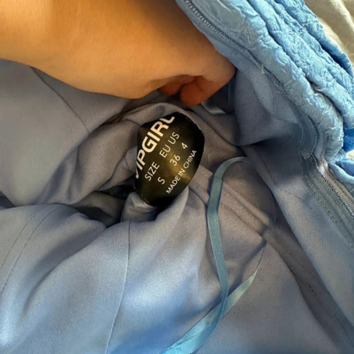 Lång blå klänning från VIP Girl - 2