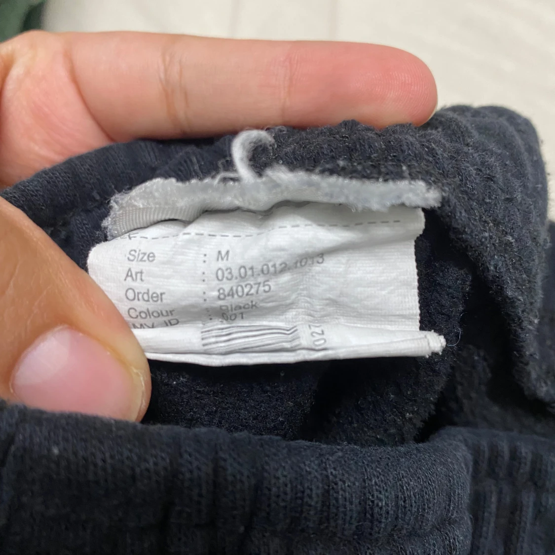Svarta mjukisbyxor i storlek M - 1